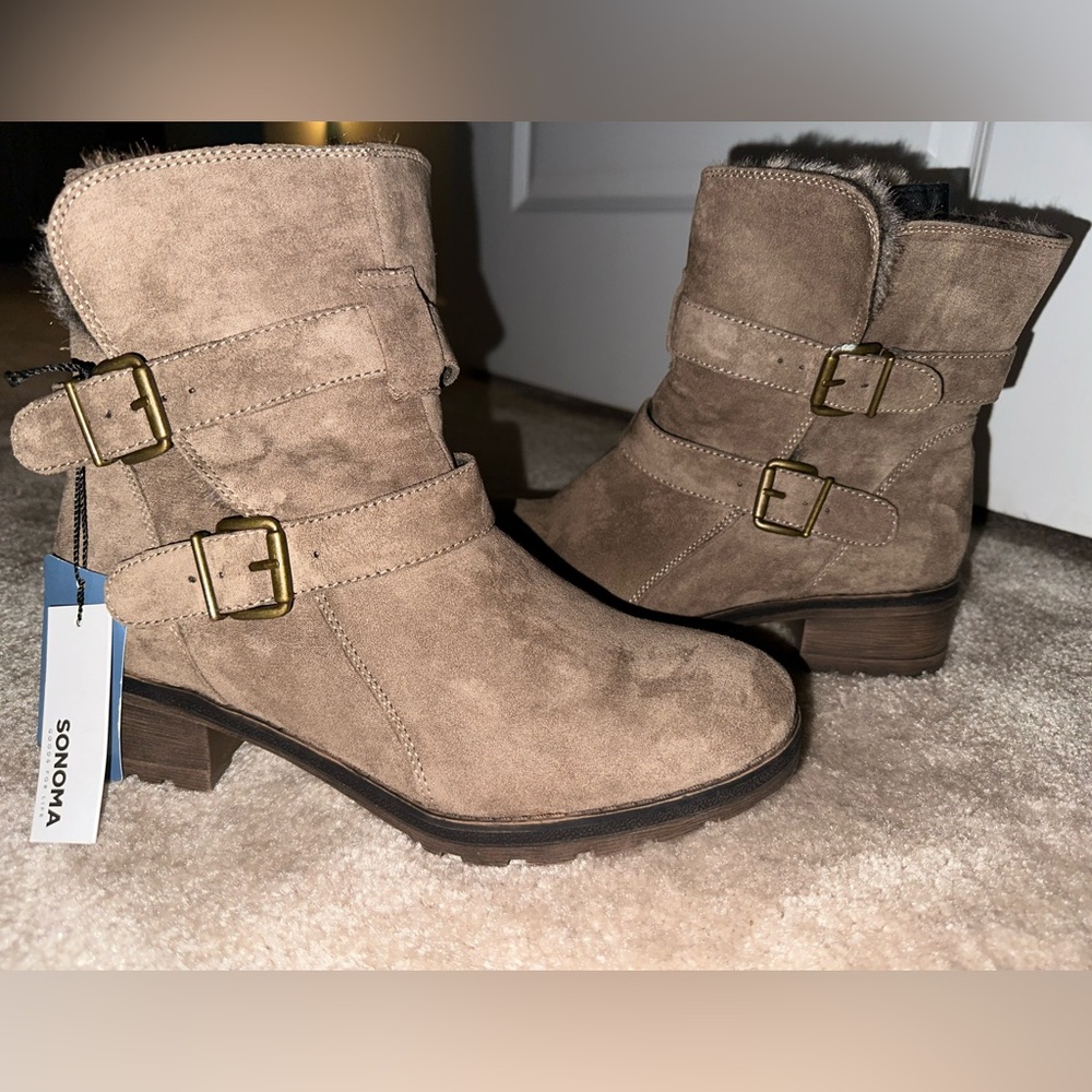 Sonoma beige booties